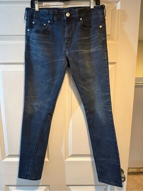 PacSun Men's Skinny Jeans in Dark Wash Blue
